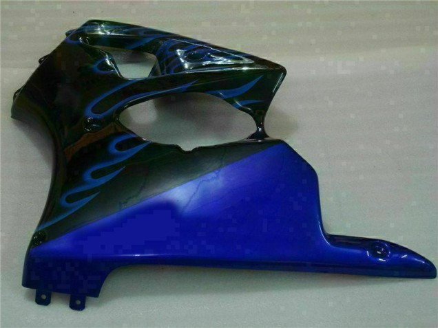 Carenados Moto ZX6R 00-02 - Negro con Azul Llama Carenados Moto ZX6R 00-02 - Negro con Azul Llama