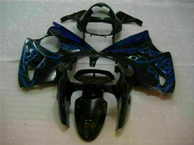 Carenados Moto ZX6R 00-02 - Negro con Azul Llama Carenados Moto ZX6R 00-02 - Negro con Azul Llama