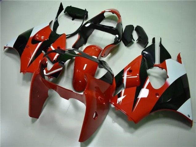 Carenados Moto ZX6R 00-02 - Rojo Negro Blanco Carenados Moto ZX6R 00-02 - Rojo Negro Blanco