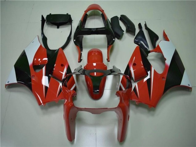 Carenados Moto ZX6R 00-02 - Rojo Negro Blanco Carenados Moto ZX6R 00-02 - Rojo Negro Blanco