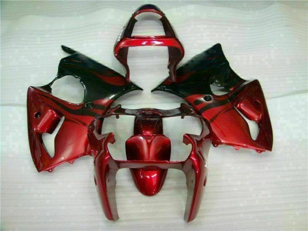 Carenados Moto ZX6R 00-02 - Rojo Negro Carenados Moto ZX6R 00-02 - Rojo Negro