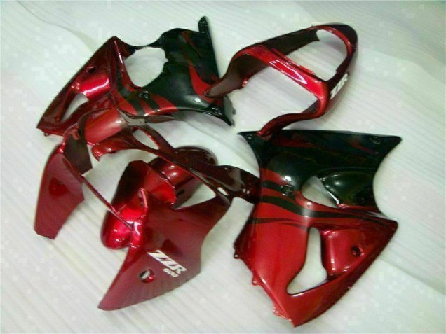 Carenados Moto ZX6R 00-02 - Rojo Negro Carenados Moto ZX6R 00-02 - Rojo Negro