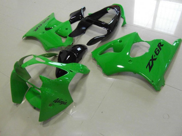 Carenados Moto ZX6R 00-02 - Verde Negro Cola