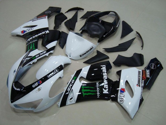Carenados Moto ZX6R 05-06 - Blanco Monster Carenados Moto ZX6R 05-06 - Blanco Monster