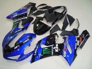 Carenados Moto ZX6R 05-06 - Caramelo Azul Monster