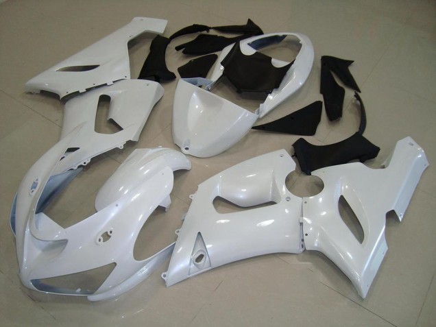 Carenados Moto ZX6R 05-06 - Oscuro Blanco Perla