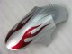 Carenados Moto ZX6R 05-06 - Plata Rojo Llamas Carenados Moto ZX6R 05-06 - Plata Rojo Llamas