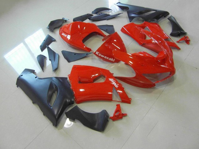 Carenados Moto ZX6R 05-06 - Rojo & Negro Mate Carenados Moto ZX6R 05-06 - Rojo & Negro Mate