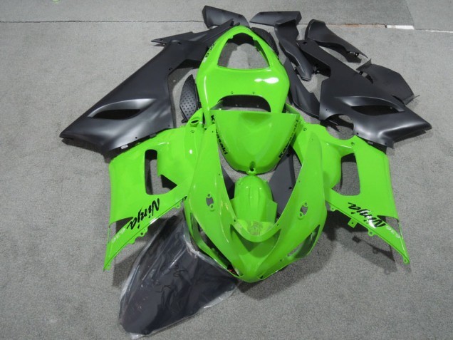 Carenados Moto ZX6R 05-06 - Verde Negro Ninja 636