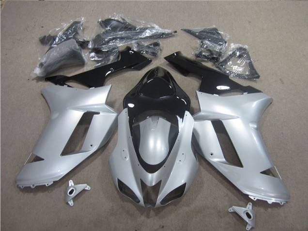 Carenados Moto ZX6R 07-08 - Plata Negro Carenados Moto ZX6R 07-08 - Plata Negro