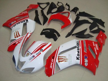 Carenados Moto ZX6R 07-08 - Rojo & Blanco