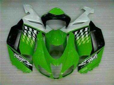 Carenados Moto ZX6R 07-08 - Verde Blanco Ninja