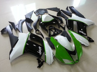 Carenados Moto ZX6R 07-08 - Verde Negro Blanco