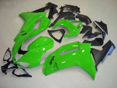 Carenados Moto ZX6R 07-08 - Verde Negro Mate