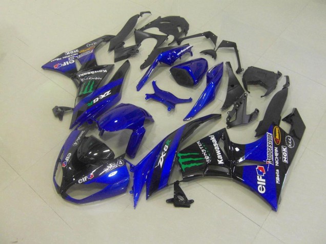 Carenados Moto ZX6R 09-12 - Azul Monster Carenados Moto ZX6R 09-12 - Azul Monster