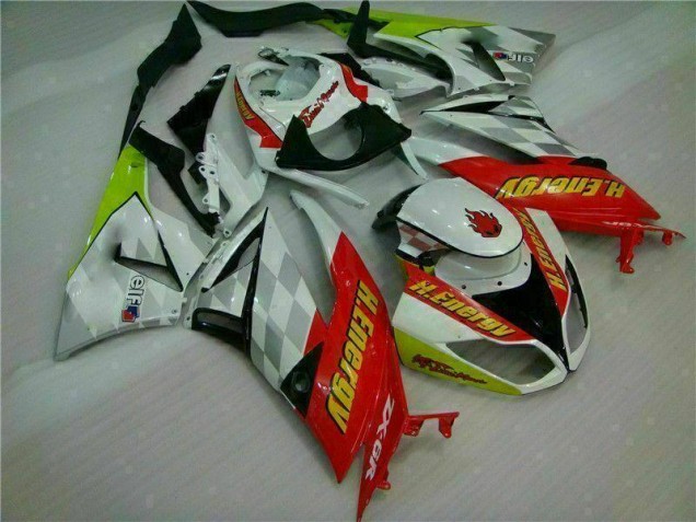 Carenados Moto ZX6R 09-12 - Blanco Rojo H. Energy Carenados Moto ZX6R 09-12 - Blanco Rojo H. Energy