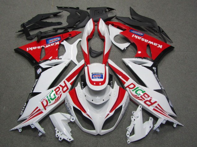 Carenados Moto ZX6R 09-12 - Blanco Rojo Rapid Carenados Moto ZX6R 09-12 - Blanco Rojo Rapid