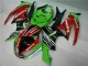 Carenados Moto ZX6R 09-12 - Negro Rojo Verde Motocard Carenados Moto ZX6R 09-12 - Negro Rojo Verde Motocard
