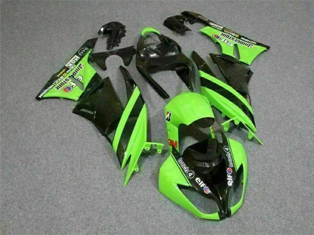 Carenados Moto ZX6R 09-12 - Negro Verde 3M Touch4 Carenados Moto ZX6R 09-12 - Negro Verde 3M Touch4
