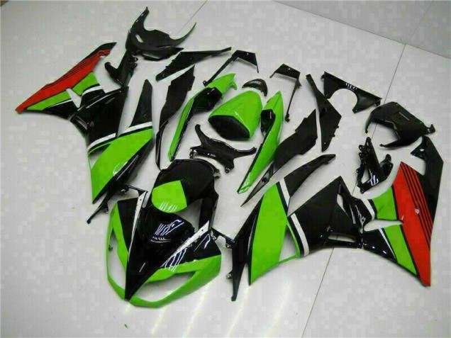 Carenados Moto ZX6R 09-12 - Negro Verde Roja Carenados Moto ZX6R 09-12 - Negro Verde Roja