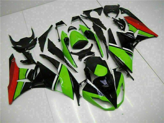 Carenados Moto ZX6R 09-12 - Negro Verde Roja Carenados Moto ZX6R 09-12 - Negro Verde Roja