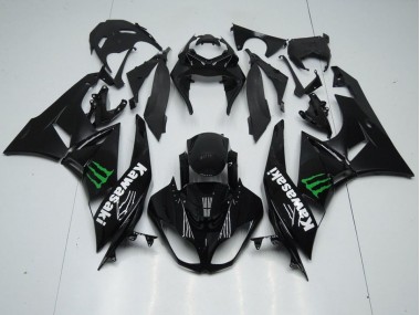 Carenados Moto ZX6R 09-12 - Negro con Monster