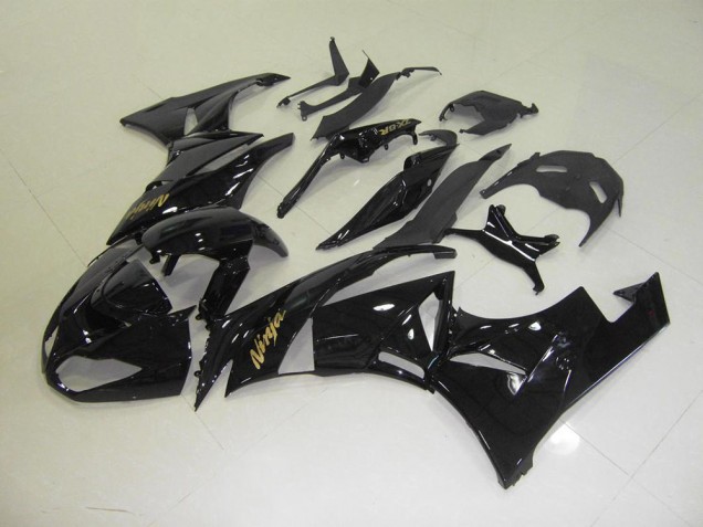 Carenados Moto ZX6R 09-12 - Negro con Oro Pegatinas Carenados Moto ZX6R 09-12 - Negro con Oro Pegatinas