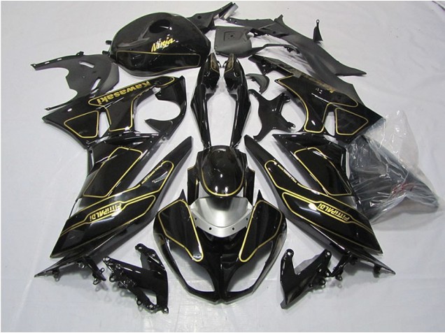 Carenados Moto ZX6R 09-12 - Oro Negro Carenados Moto ZX6R 09-12 - Oro Negro
