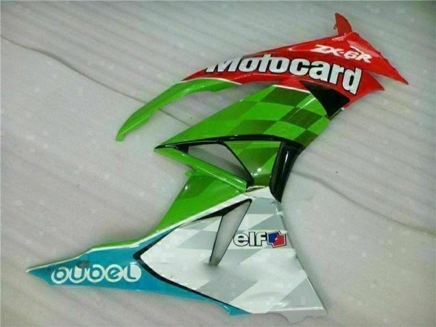 Carenados Moto ZX6R 09-12 - Rojo Verde Motocard Carenados Moto ZX6R 09-12 - Rojo Verde Motocard
