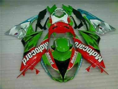 Carenados Moto ZX6R 09-12 - Rojo Verde Motocard
