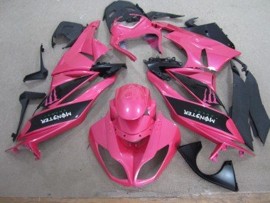 Carenados Moto ZX6R 09-12 - Rosa Negro Monster