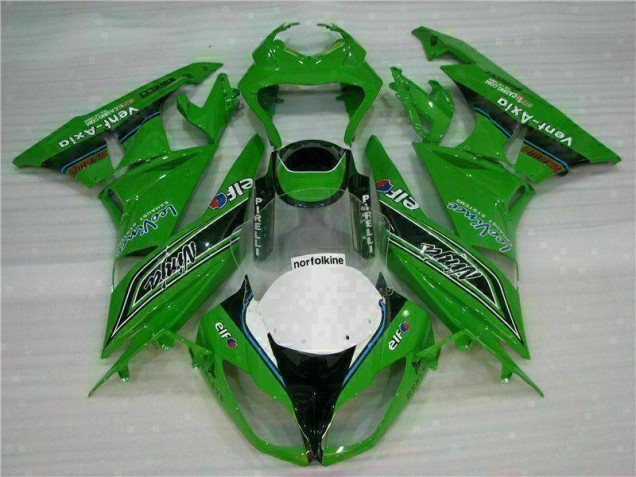 Carenados Moto ZX6R 09-12 - Verde Negro LeoVince Carenados Moto ZX6R 09-12 - Verde Negro LeoVince