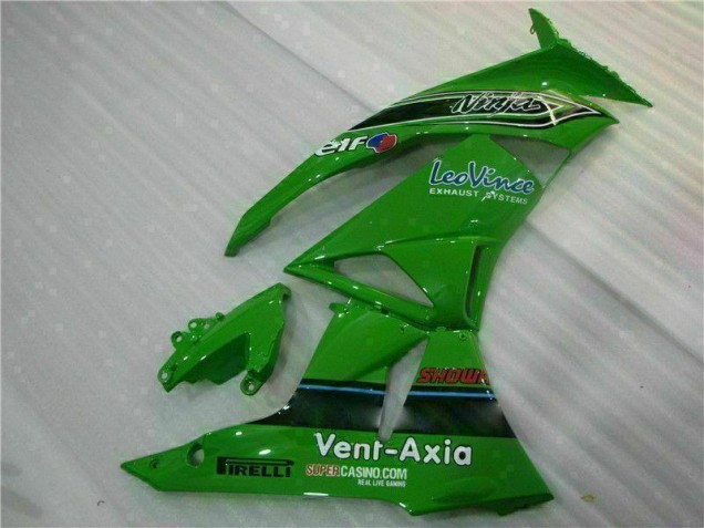 Carenados Moto ZX6R 09-12 - Verde Negro LeoVince Carenados Moto ZX6R 09-12 - Verde Negro LeoVince