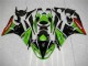 Carenados Moto ZX6R 09-12 - Verde Negro Rojo