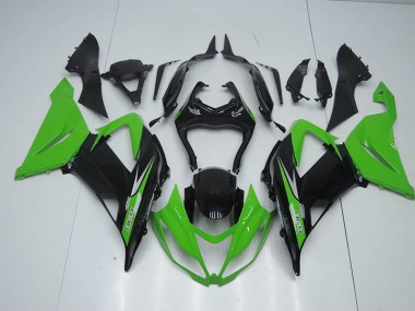 Carenados Moto ZX6R 13-18 - Negro Verde 636