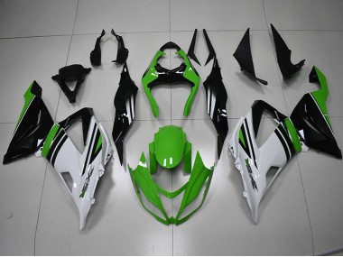 Carenados Moto ZX6R 13-18 - Negro Verde Blanco