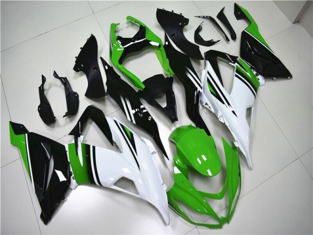 Carenados Moto ZX6R 13-18 - Verde Blanco Negro Carenados Moto ZX6R 13-18 - Verde Blanco Negro