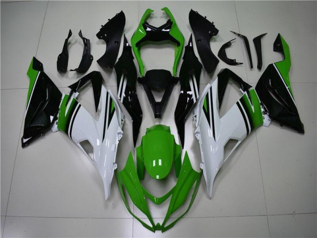 Carenados Moto ZX6R 13-18 - Verde Blanco Negro Carenados Moto ZX6R 13-18 - Verde Blanco Negro