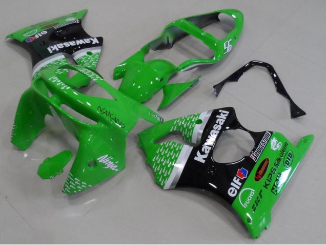 Carenados Moto ZX6R 98-99 - Verde Negro Carenados Moto ZX6R 98-99 - Verde Negro