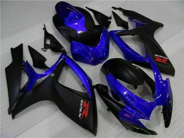 Carenado & Plástico Moto GSXR 600 / 750 K6 06-07 - Azul Negro Carenado & Plástico Moto GSXR 600 / 750 K6 06-07 - Azul Negro