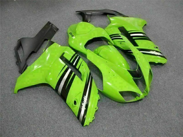 Carenado & Plástico Moto ZX6R 07-08 - Verde Negro Carenado & Plástico Moto ZX6R 07-08 - Verde Negro