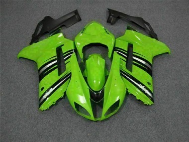 Carenado & Plástico Moto ZX6R 07-08 - Verde Negro