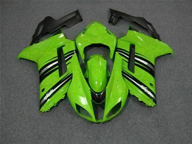 Carenado & Plástico Moto ZX6R 07-08 - Verde Negro Carenado & Plástico Moto ZX6R 07-08 - Verde Negro