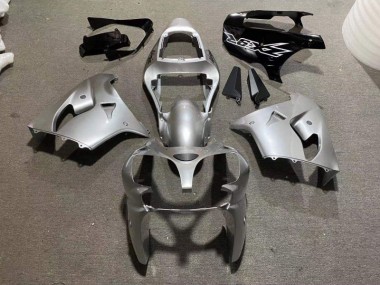 Carenado & Plástico Moto ZX9R 02-03 - Plata Brillante Negro