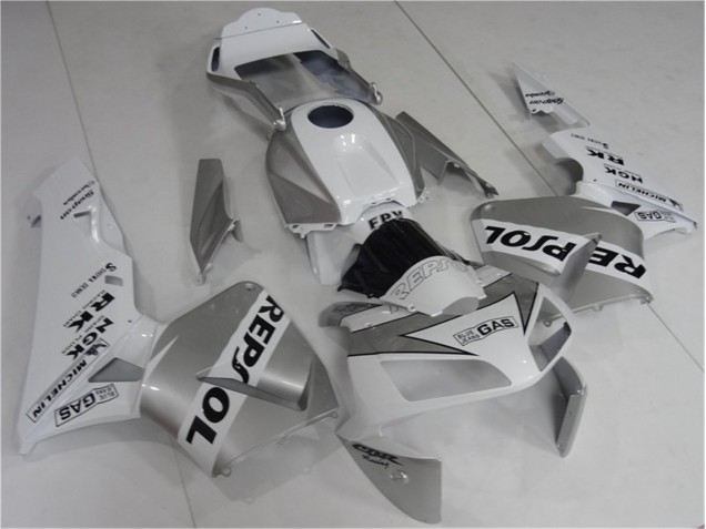 Carenados Moto CBR 600 RR 03-04 - Plata Blanco Negro Repsol Carenados Moto CBR 600 RR 03-04 - Plata Blanco Negro Repsol