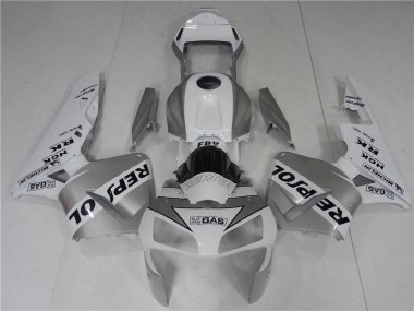 Carenados Moto CBR 600 RR 03-04 - Plata Blanco Negro Repsol