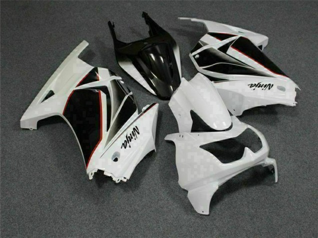 Carenados Moto EX250 08-12 - Blanco Negro Ninja Carenados Moto EX250 08-12 - Blanco Negro Ninja