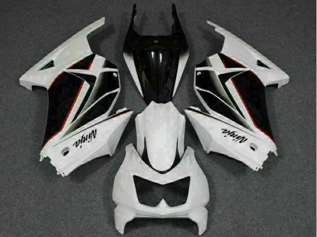 Carenados Moto EX250 08-12 - Blanco Negro Ninja Carenados Moto EX250 08-12 - Blanco Negro Ninja