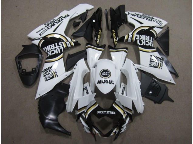 Carenados Moto GSXR 600 K11 11-21 - Blanco Lucky Strike Negro Motul Carenados Moto GSXR 600 K11 11-21 - Blanco Lucky Strike Negro Motul