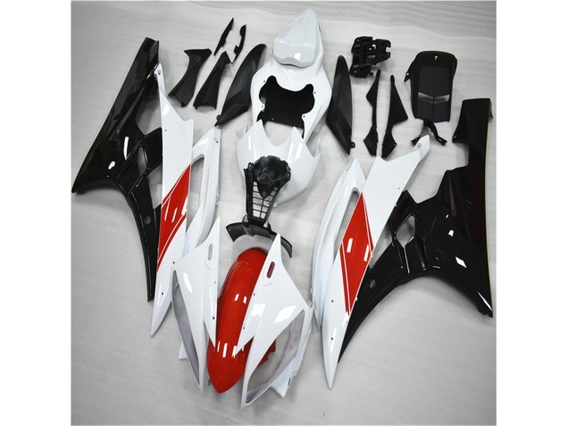 Carenados Moto R6 06-07 - Rojo Blanco Negro Carenados Moto R6 06-07 - Rojo Blanco Negro